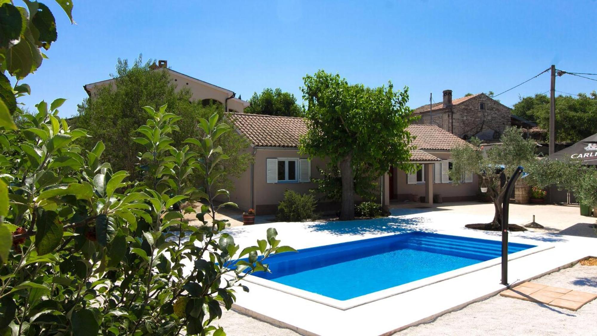 Ferienhaus Aqua Mit Pool Jadreski Екстер'єр фото
