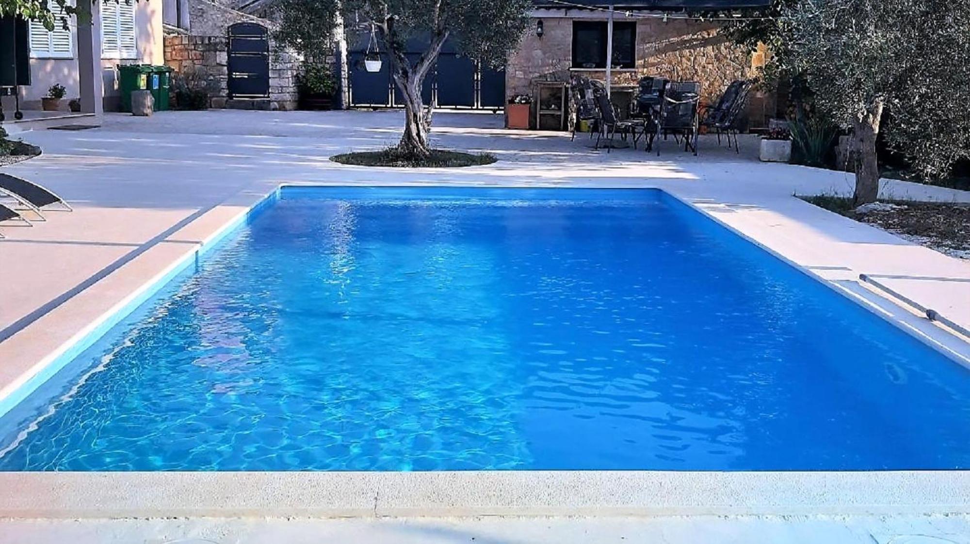 Ferienhaus Aqua Mit Pool Jadreski Екстер'єр фото